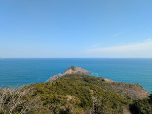 灯台のそばからの景色